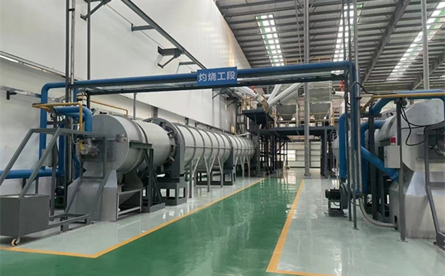 江西信豐某稀土企業(yè)灼燒供料產線